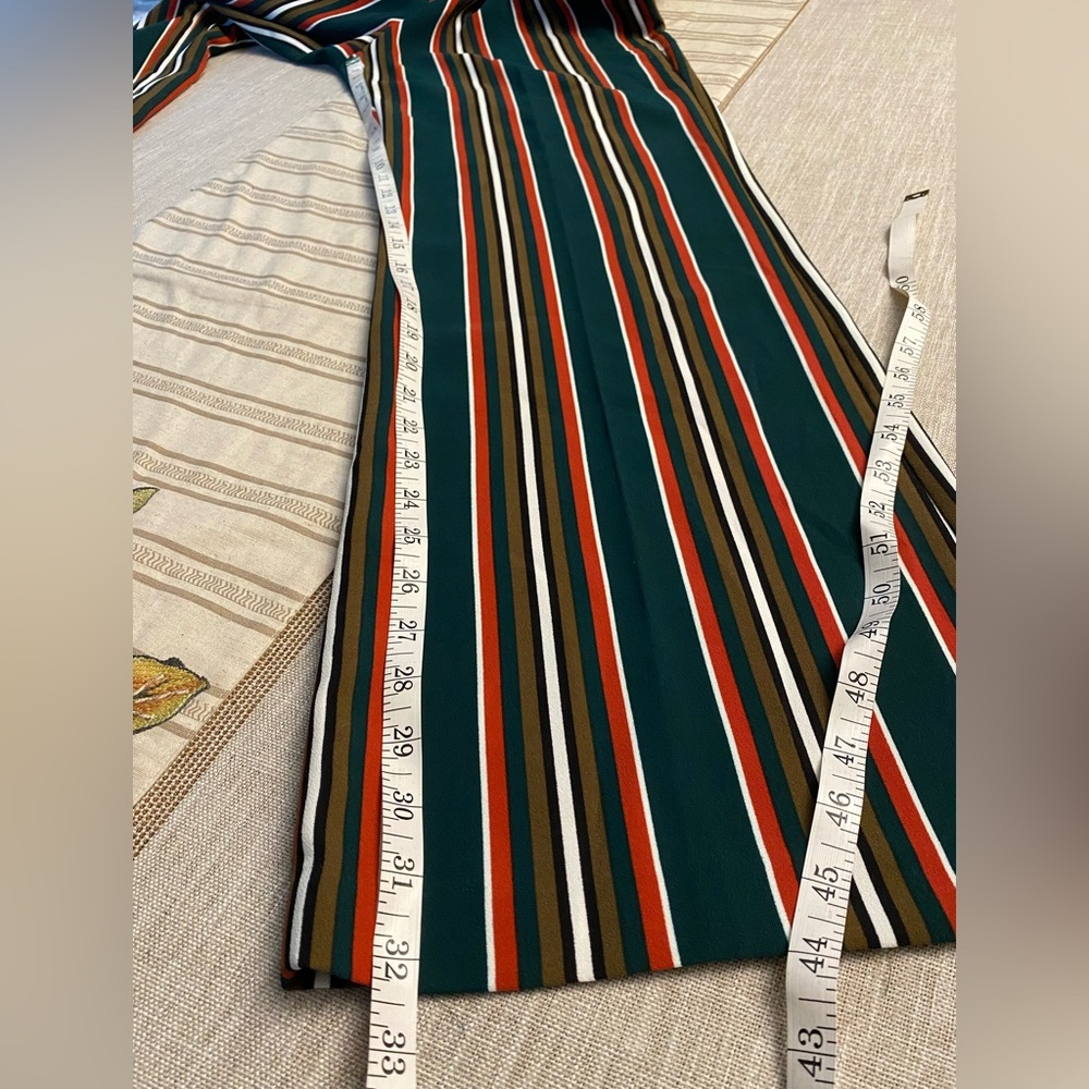 Express High Rise Wide Leg Striped Pants - Picture 9 of 14